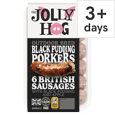 Jolly Hog Porky Black Sausages 400G