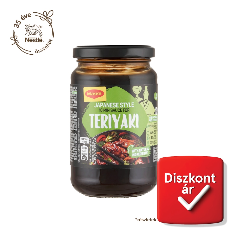 Maggi japán stílusú teriyaki édes szójaszószos szósz 355 g  1. kép