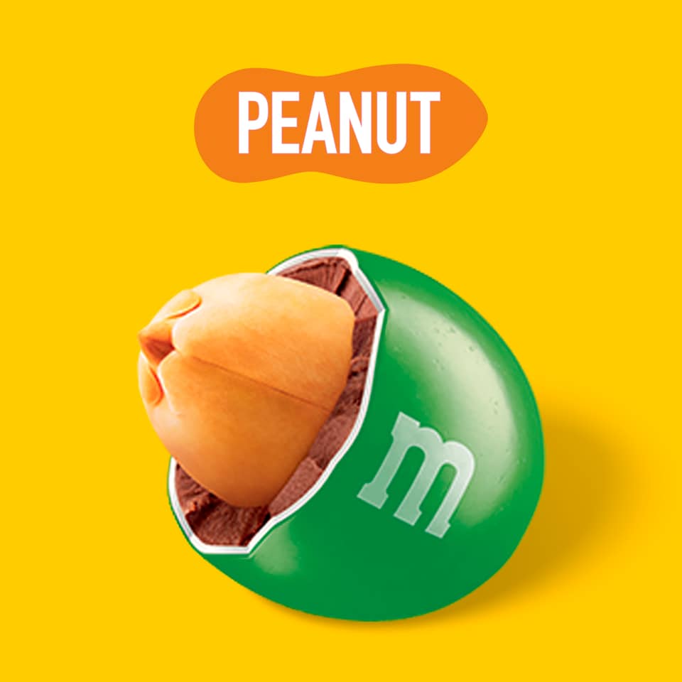 image 1 of M&M's Peanut Milk Chocolate Bag Pouch 112g