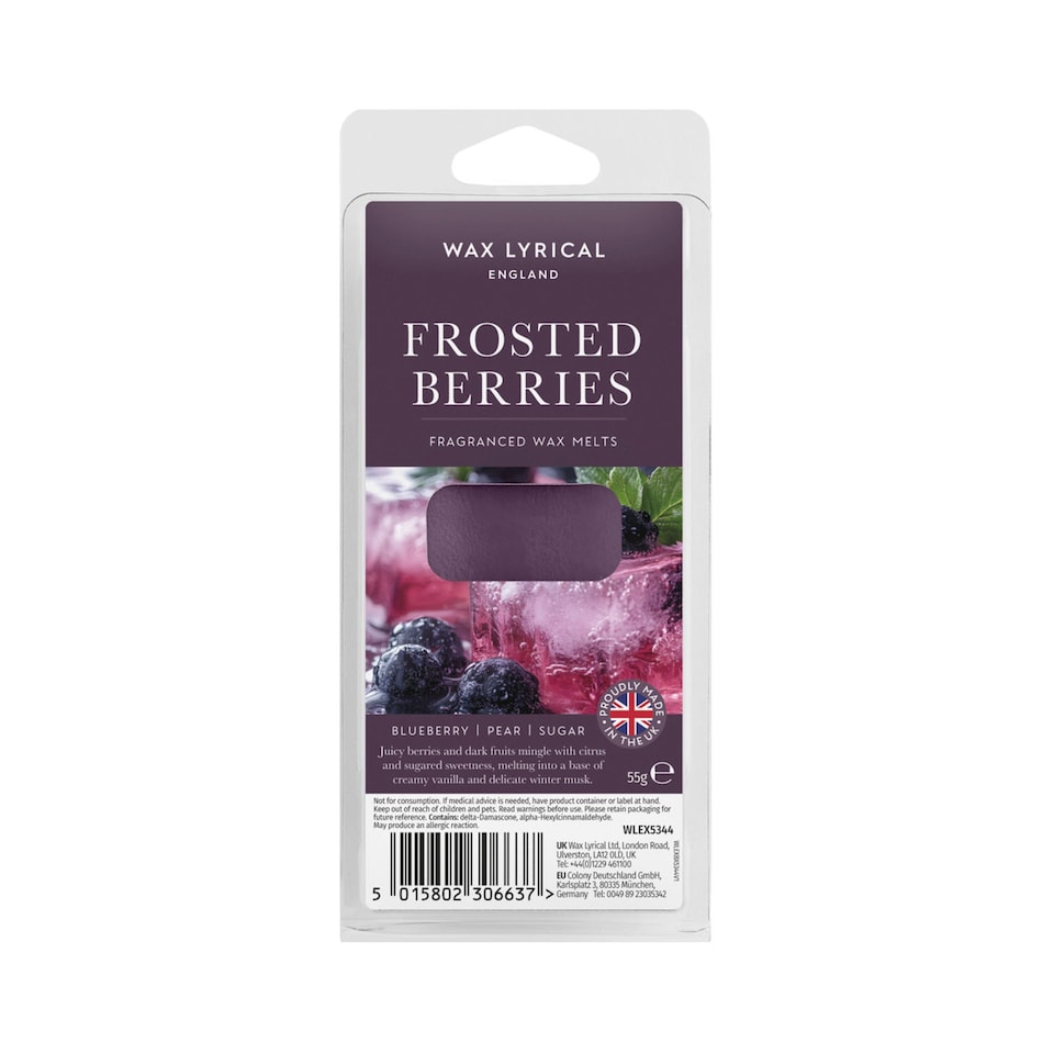 Wax Lyrical England Frosted Berries Fragranced Wax Melts 55g