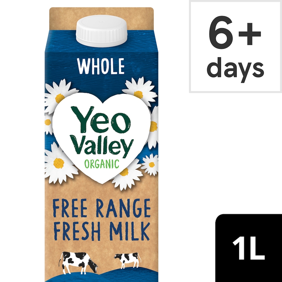 image 1 of Yeo Valley Organic Free Range Whole Milk 1L