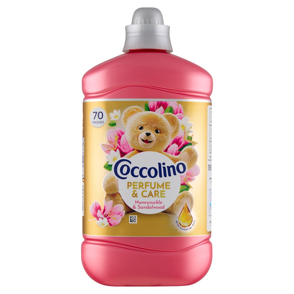 image 1 of Coccolino Perfume & Care Honeysuckle & Sandalwood Concentrated Fabric Softener 70 Washes 1610ml