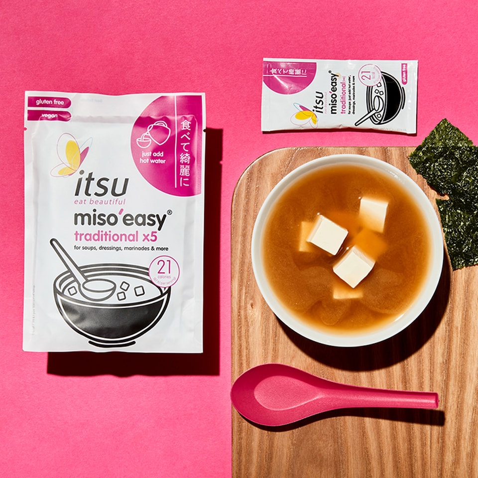 image 1 of itsu traditional miso easy soup 5x21g