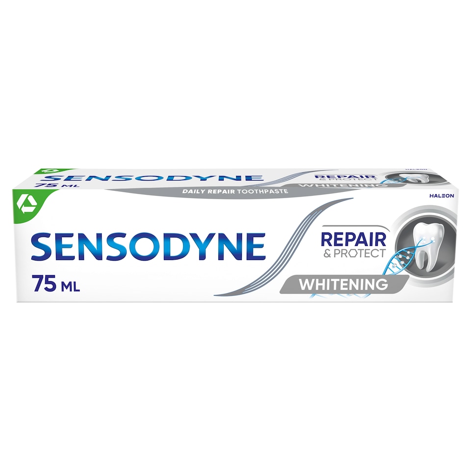 Sensodyne Repair & Protect Whitening fluoridos fogkrém 75 ml  1. kép