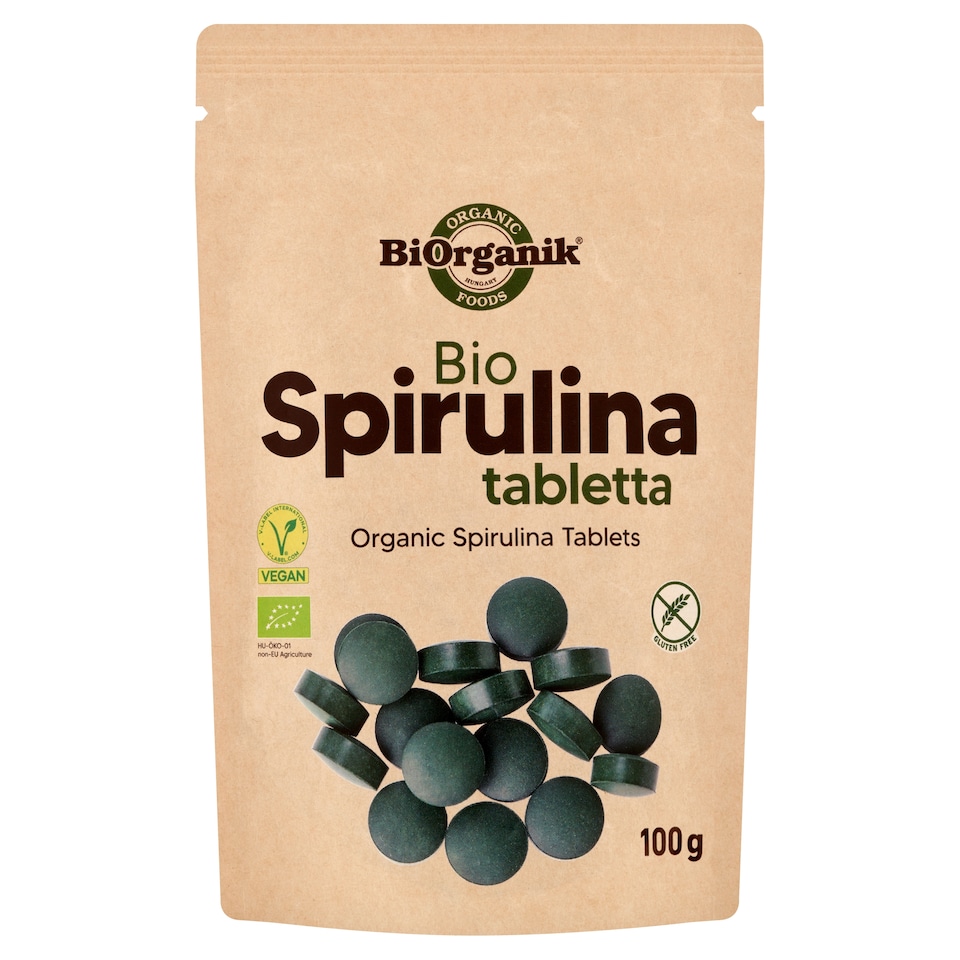 BiOrganik Organic Spirulina Tablets Dietary Supplement 100 g