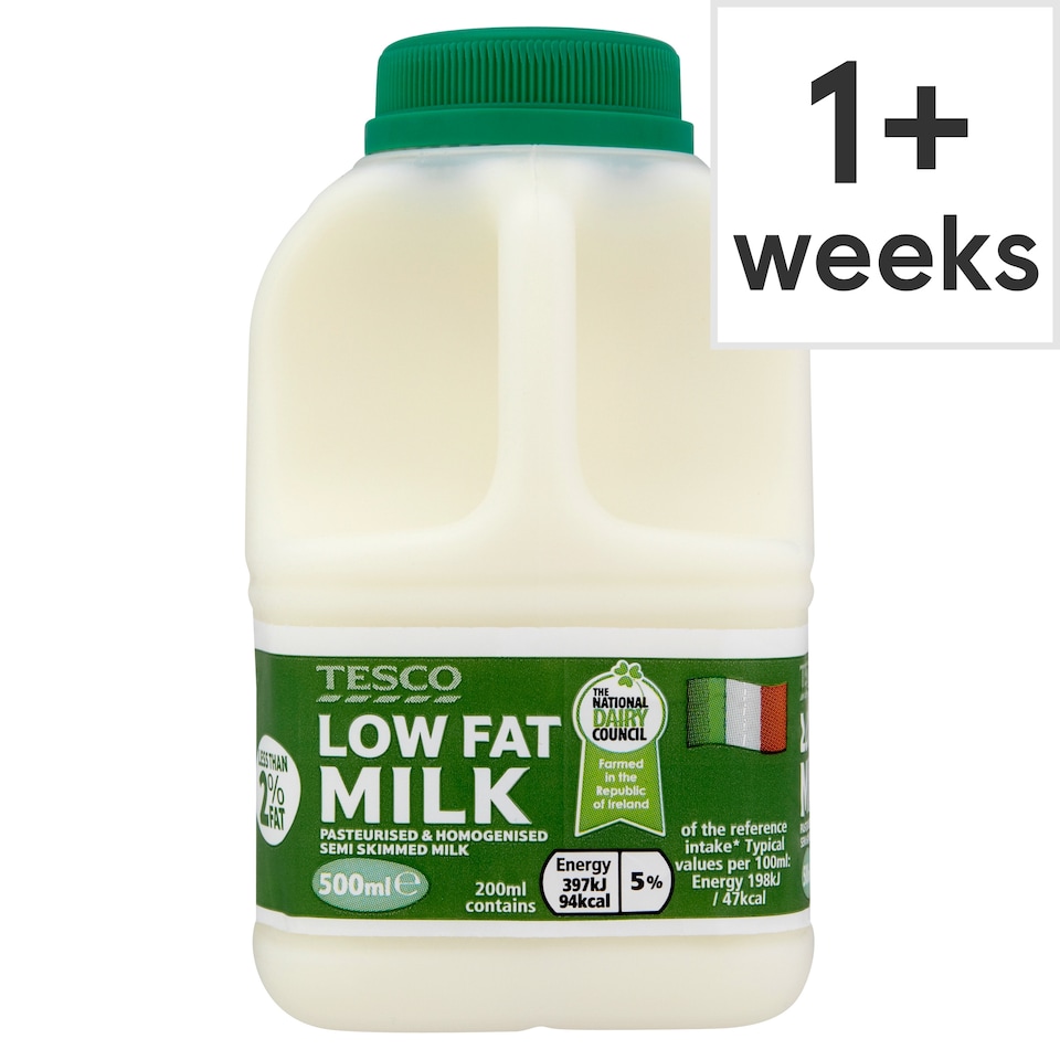 Tesco Low Fat Milk500ml