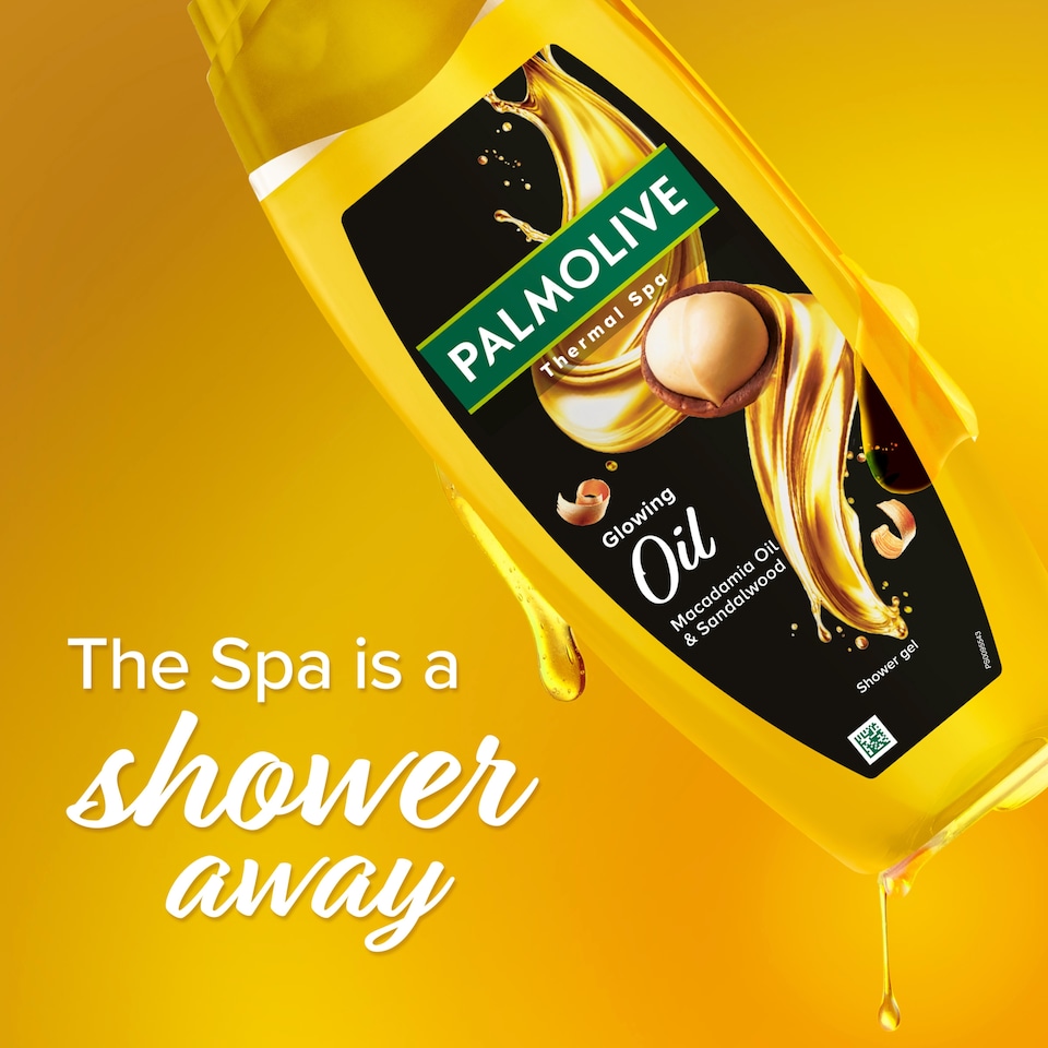 image 1 of Palmolive Thermal Spa Glowing Oil Macadamia Oil & Sandalwood Shower Gel Body Wash 400ml