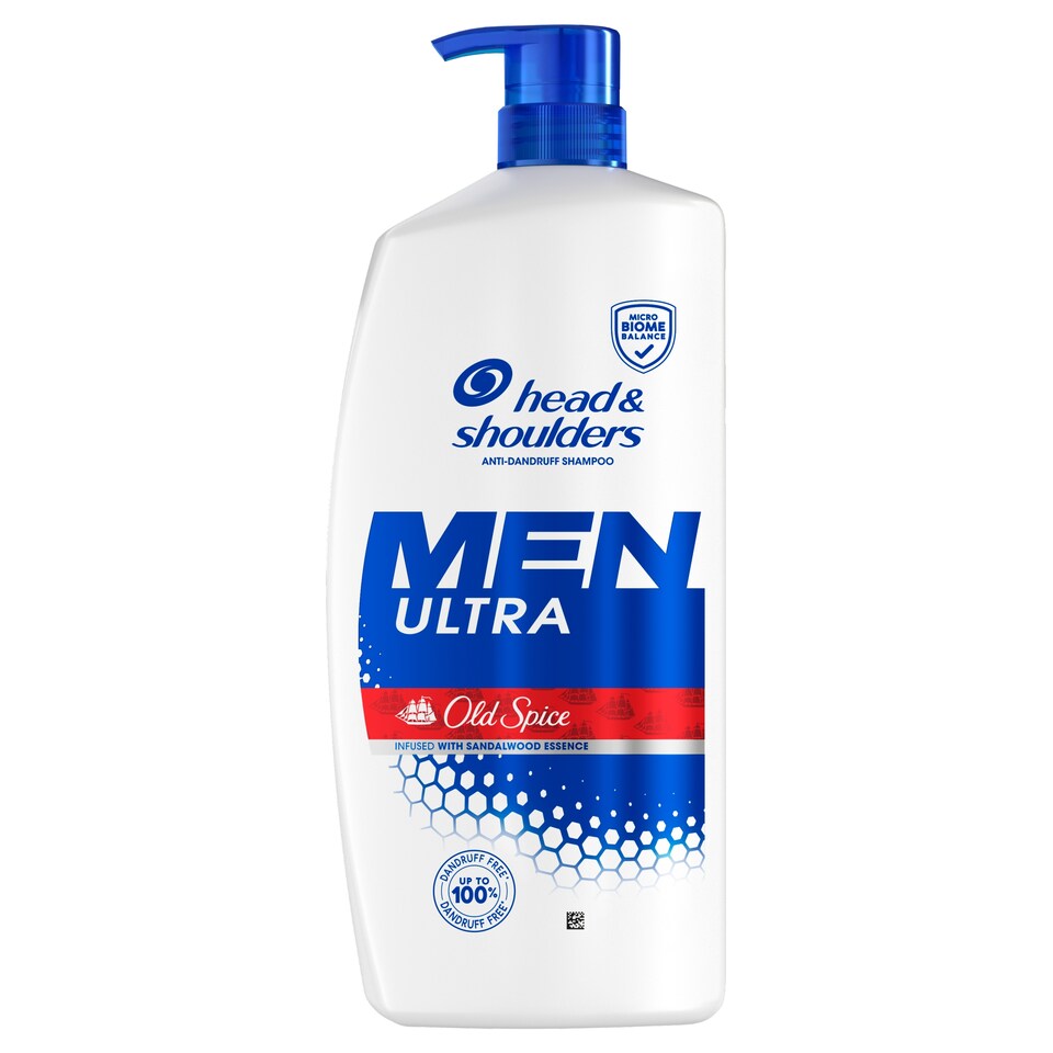 image 1 of Head & Shoulders Men Ultra Old Spice Anti Dandruff Shampoo 800ml Pump for Daily Use