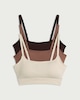 image 4 of F&F 3-Pack Seamfree Contour Crop Tops in Multi