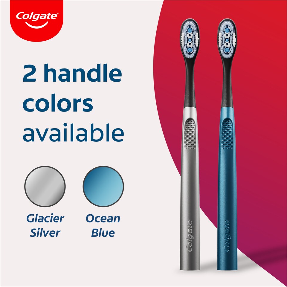 image 1 of Colgate Keep Max White Handle & 2 Replaceable Toothbrush Heads Medium
