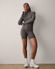 image 3 of F&F Active EVERYHOUR High Waisted 6 Inch Cycling Shorts in Chocolate