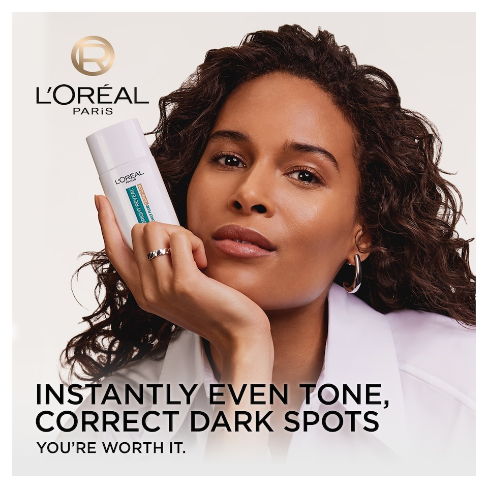 image 1 of L'Oreal Paris Bright Reveal Daily Fluid Tinted Glow Bronze SPF50 50ml