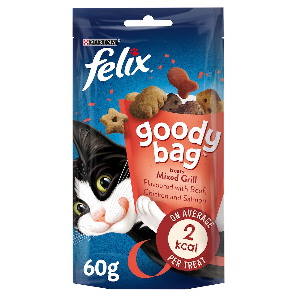 image 1 of Felix Goody Bag Cat Treats Mixed Grill 60G