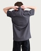 image 3 of F&F Boys Cotton Rich Textured Short Sleeved Shirt in Grey