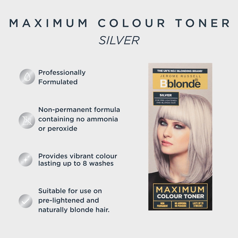 image 1 of Jerome Russell Bblonde Silver Toner 75Ml