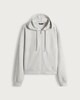 image 4 of F&F Active Seam Detail Zip Up Hoodie in Grey Marl