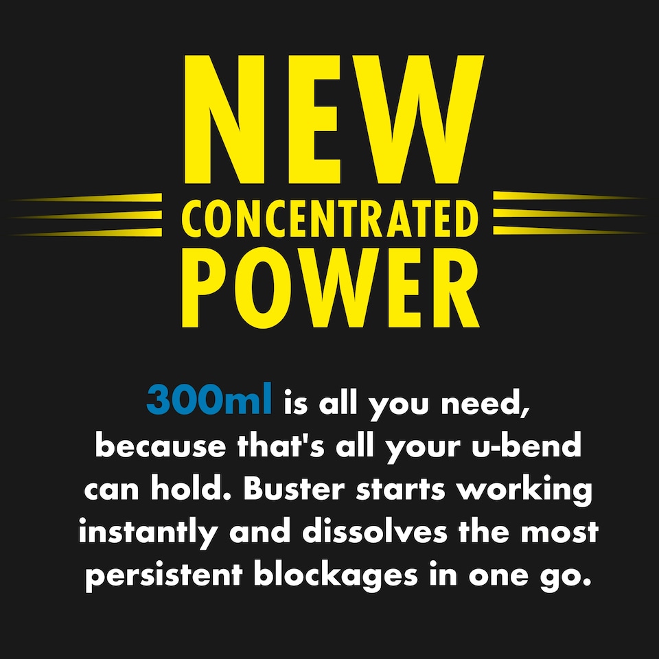 image 1 of Buster Bathroom Plug Unblocker 300Ml