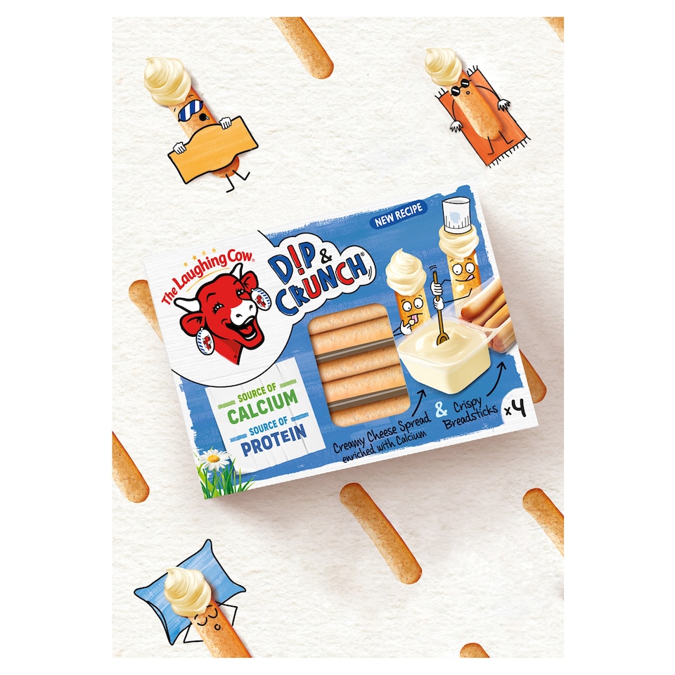 image 1 of The Laughing Cow Cheese Dip & Crunch Spread 140 G