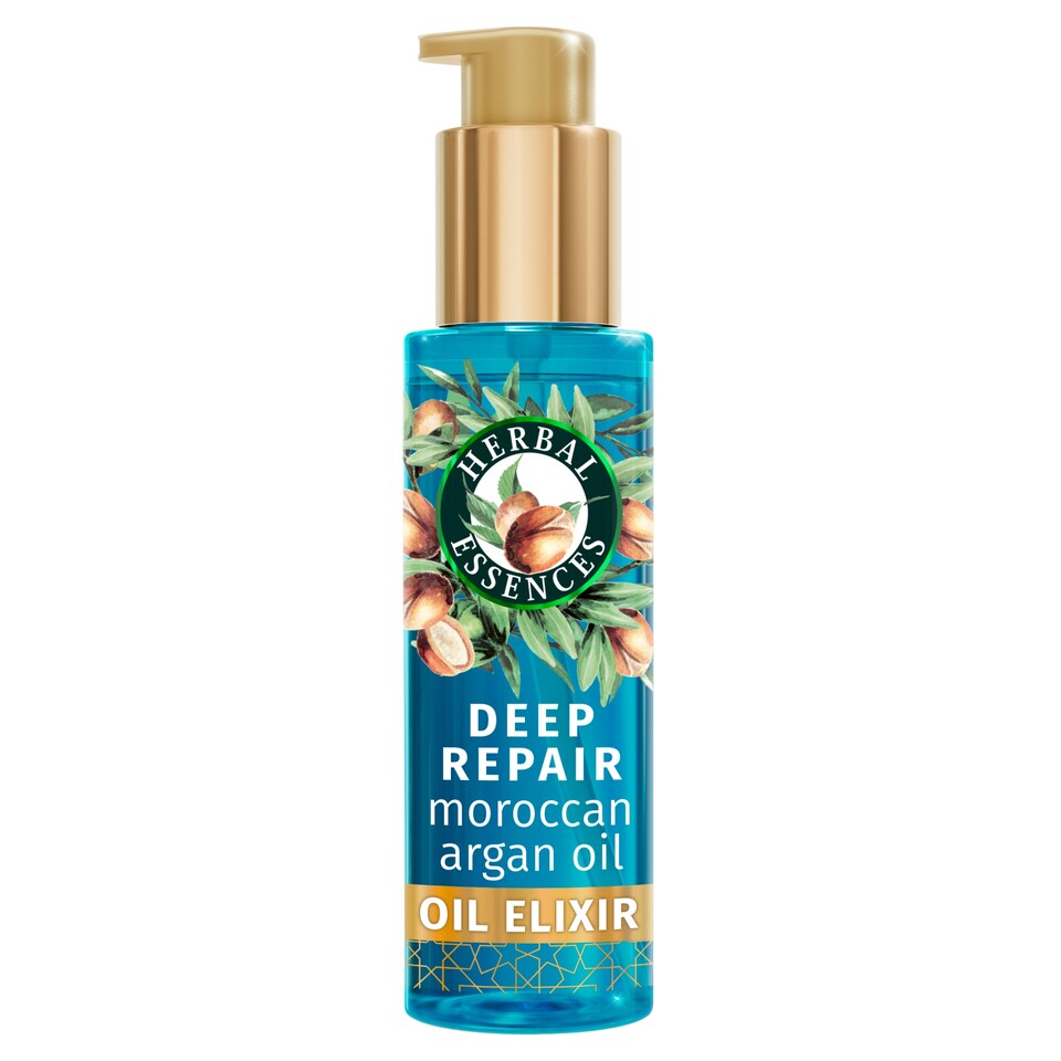 Obrázek 1 pro produkt Herbal Essences Elixír s Marockým Arganovým Olejem na Hloubkovou Regeneraci Vlasů, 95 ml