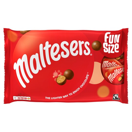 Offer Tesco Maltesers Funsize 11 Pack 214.5G Tesco