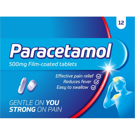 Anadin Paracetamol 12 Pack Tesco Groceries
