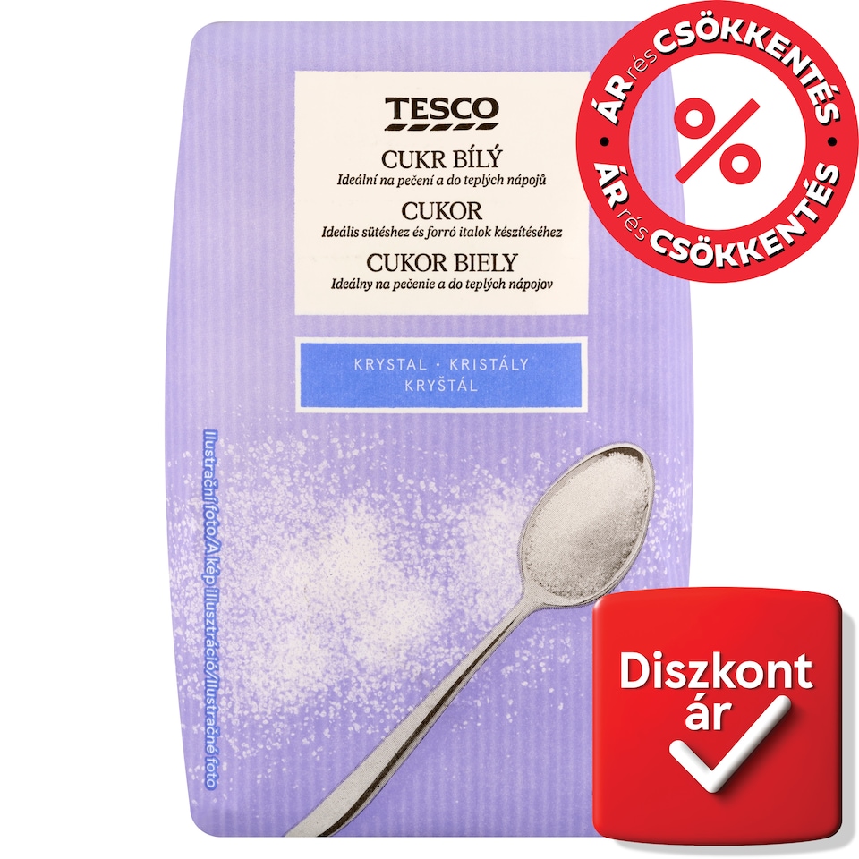Tesco kristálycukor 1 kg