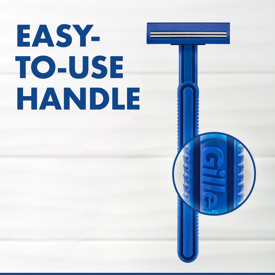 image 1 of Gillette Blue II Men's Disposable Razors 20 Pack