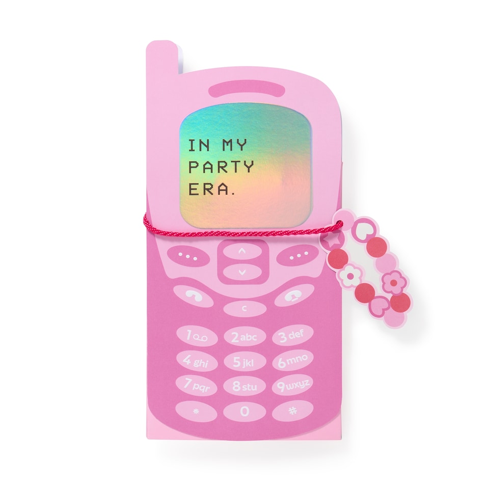 image 1 of Paperchase Y2K Phone Medium Gift Bag