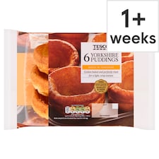 Tesco Yorkshire Puddings 6 Pack 180G