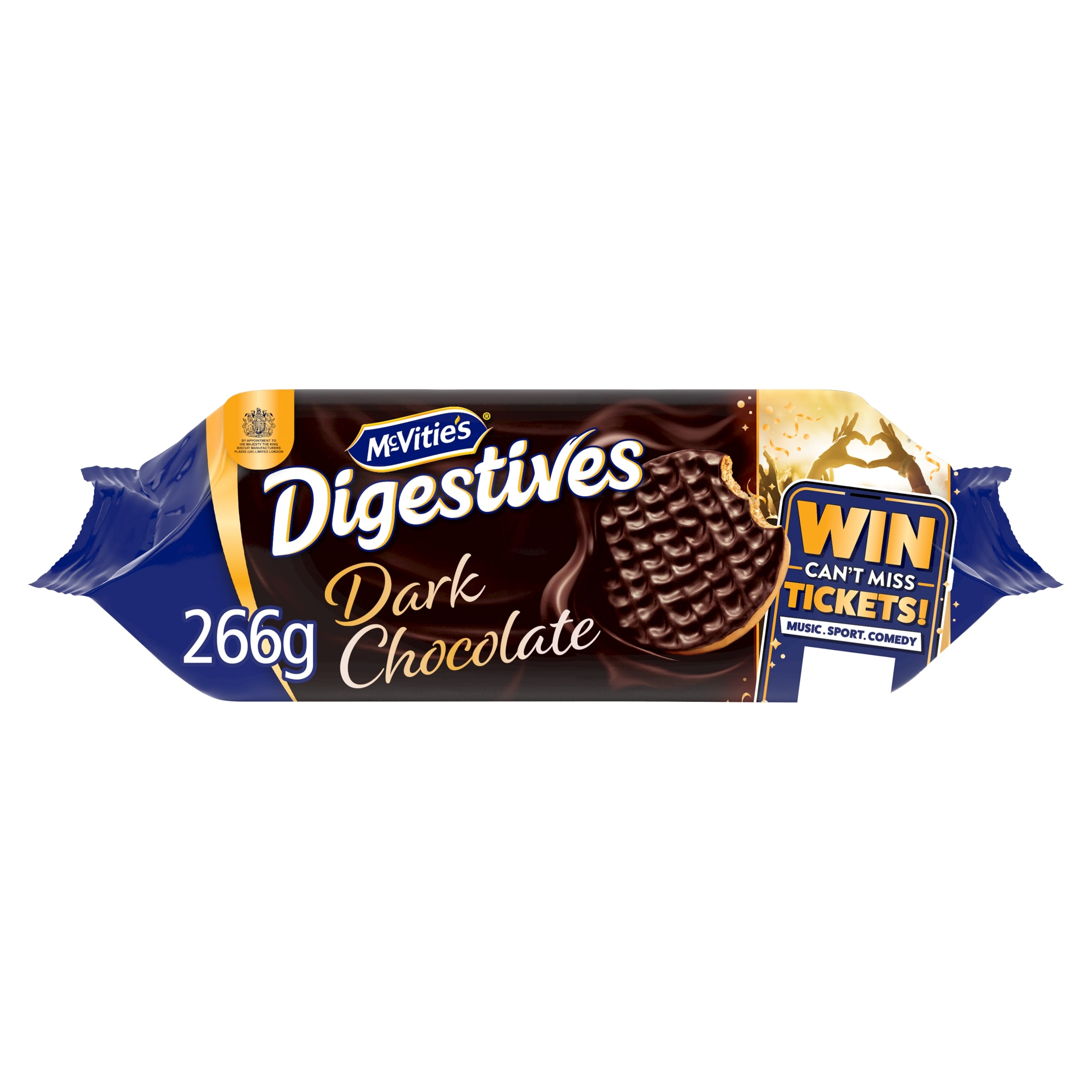 McVitie's Digestives Dark Chocolate Biscuits 266g