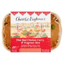 Charlie Bigham's Thai Red Chicken Curry & Rice 418G