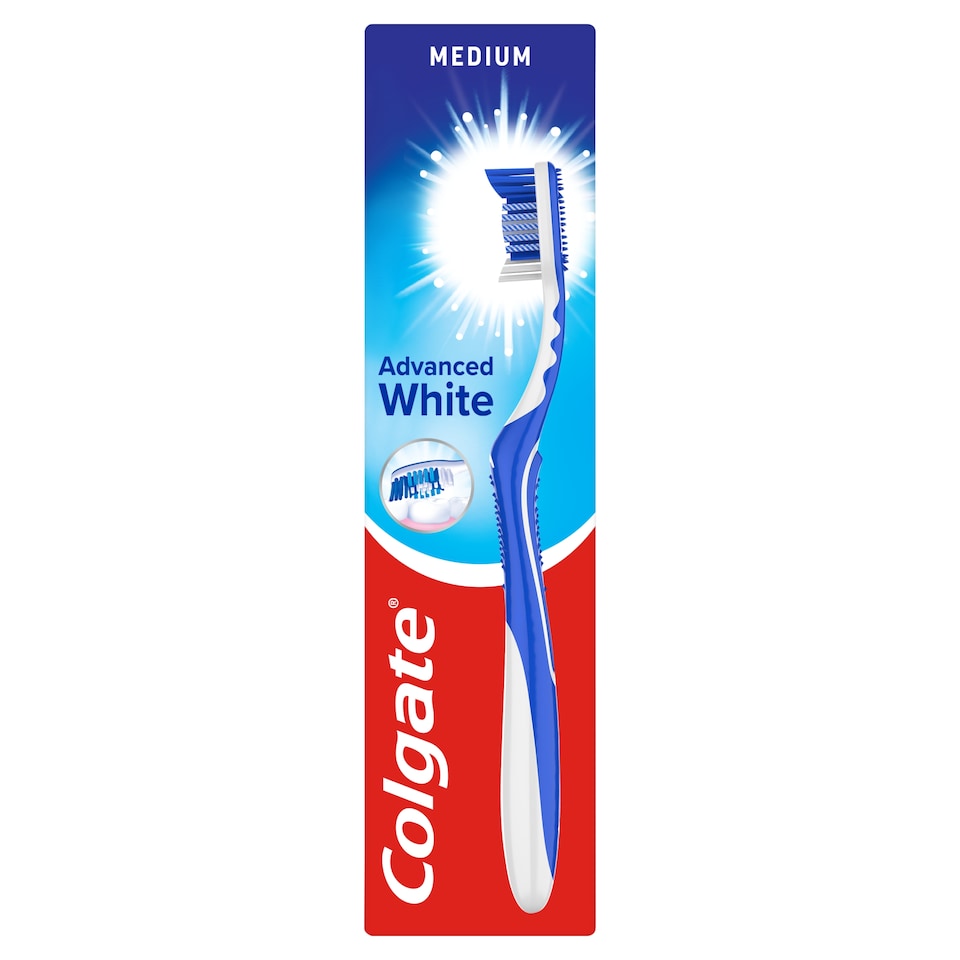 Colgate Advanced White közepes fogkefe 1 db  1. kép