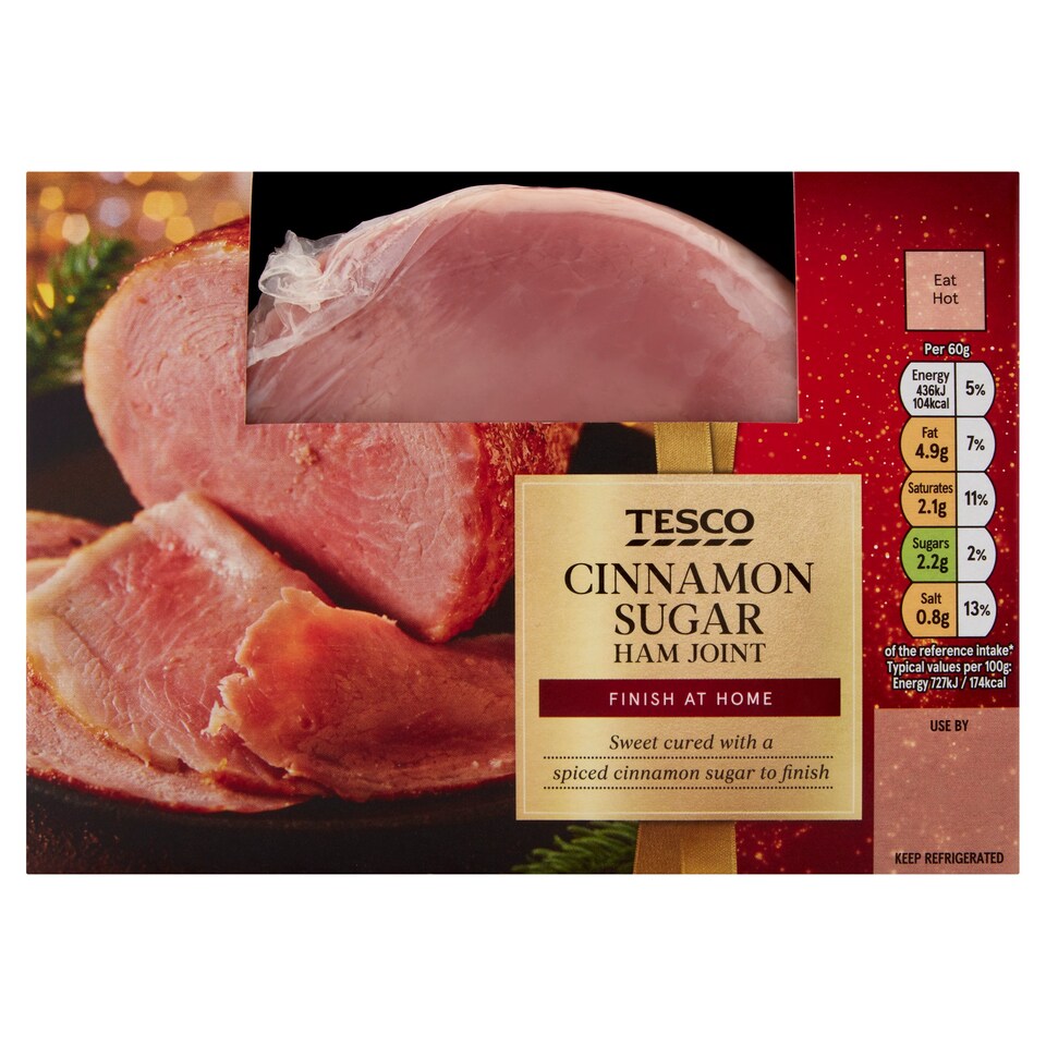 Tesco Cinnamon Sugar Ham Joint 900G Tesco Groceries