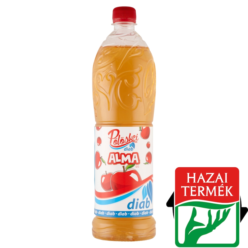 Pölöskei Diab Apple Flavored Syrup with Sweeteners 1 l