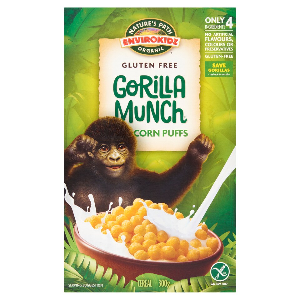 image 1 of Nature's Path Gorilla Munch Corn Puffs 284G