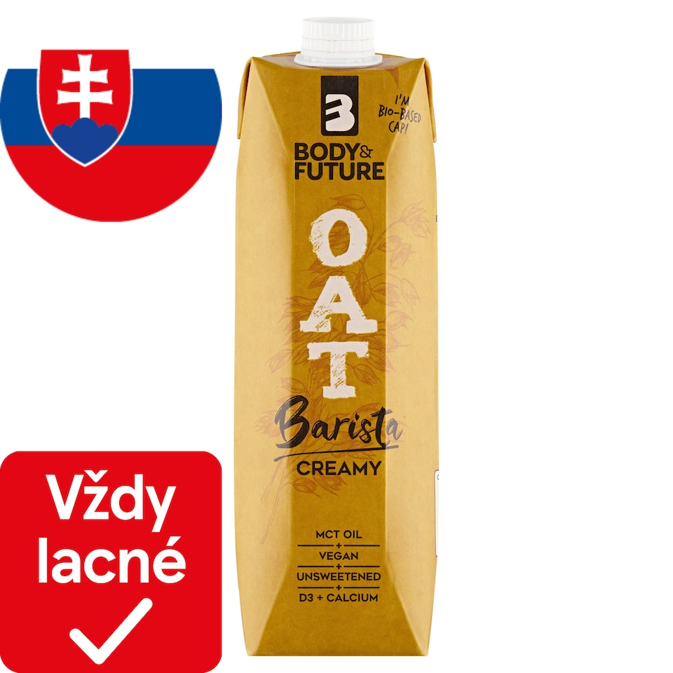 obrázok 1 z Body&Future Barista ovsený nápoj 1 l