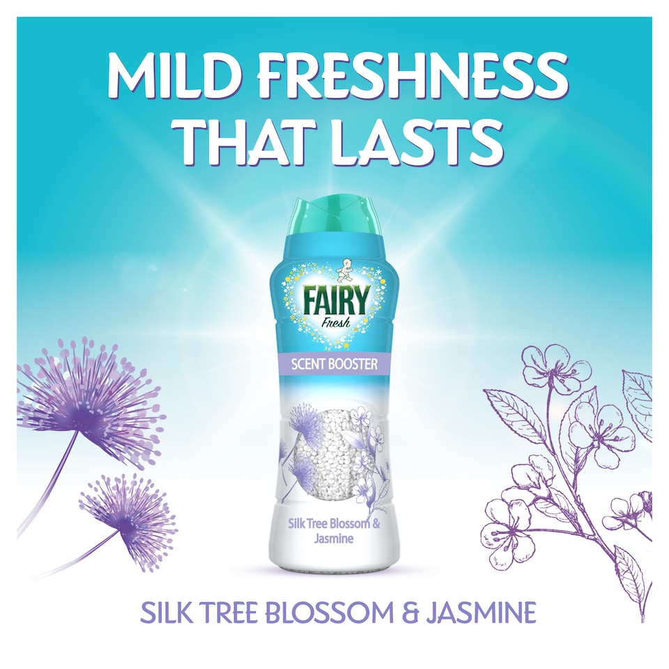 image 1 of Fairy In-Wash Scent Booster Silk Tree Blossom & Jasmine 495G