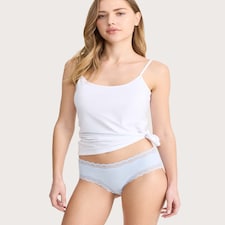 F&F 3-Pack Cotton Rich Lace Trim Shorts in Multi