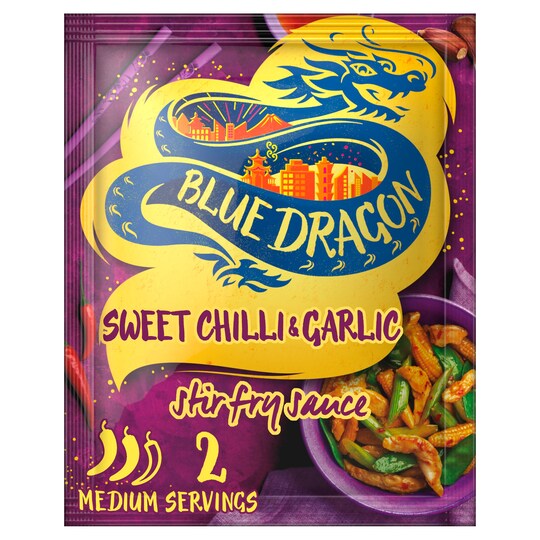 Blue Dragon Sweet Chilli & Garlic Stir Fry Sauce 120G Tesco Groceries