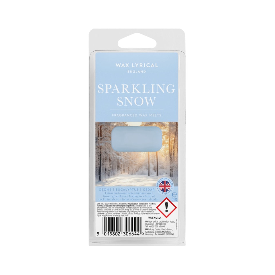 Wax Lyrical England Sparkling Snow Fragranced Wax Melts 55g