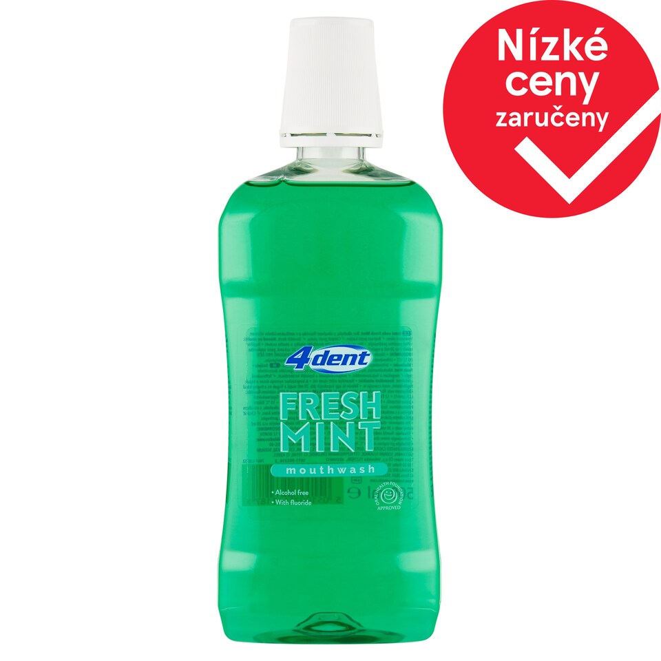 4Dent Fresh Mint ústní voda 500ml