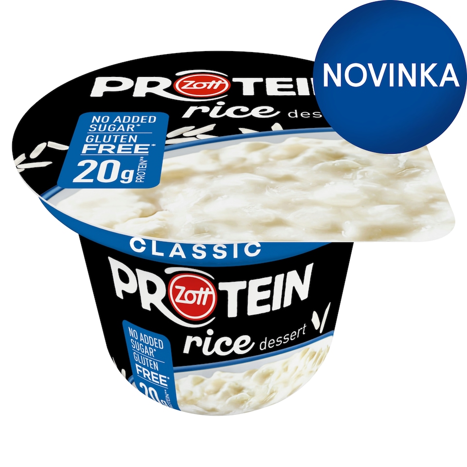Zott Protein Classic dezert s ryžou so sladidlom 220 g