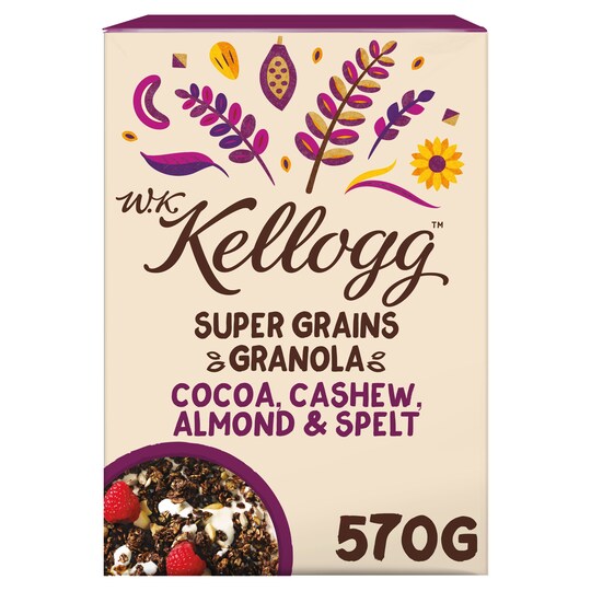 Kellogg Super Cocoa Granola 570G Tesco Groceries