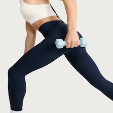 F&F Active EVERYHOUR Ribbed Leggings in Navy