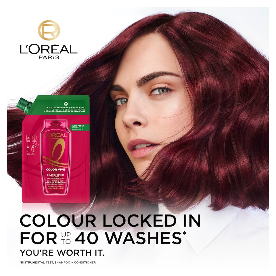 image 1 of L'Oreal Color Vive Shampoo Refill 500Ml