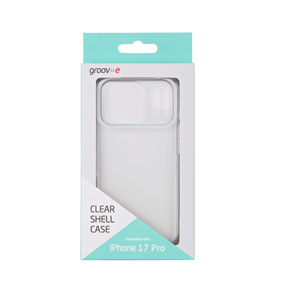 GROOV-E IPHONE 17 PRO CLEAR CASE