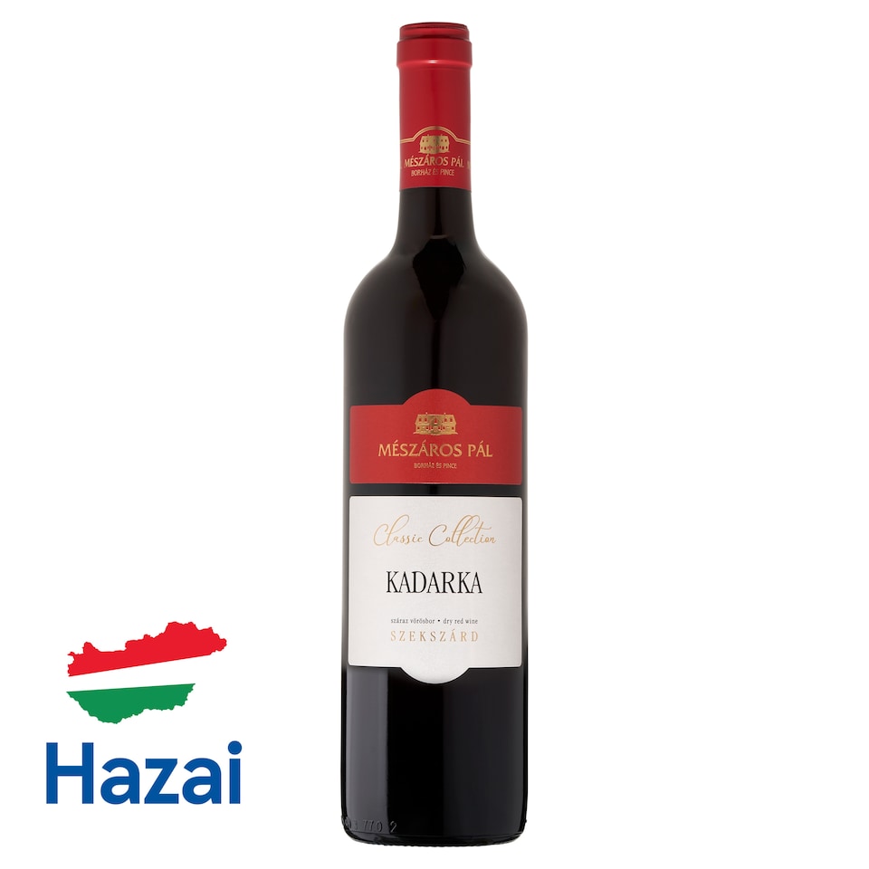 Mészáros Pál Classic Collection Szekszárdi Kadarka száraz vörösbor 12,5% 0,75 l