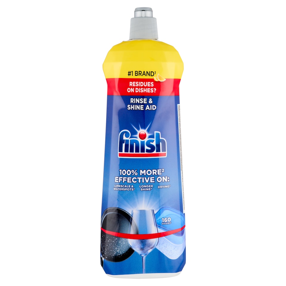 Finish Rinse & Shine Aid Citrom illat gépi öblítőszer 800 ml  1. kép