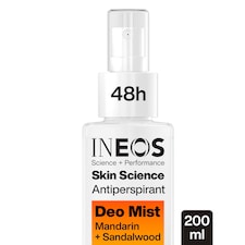 INEOS Skin Science Mandarin + Sandalwood Antiperspirant Deodorant Mist 200ml