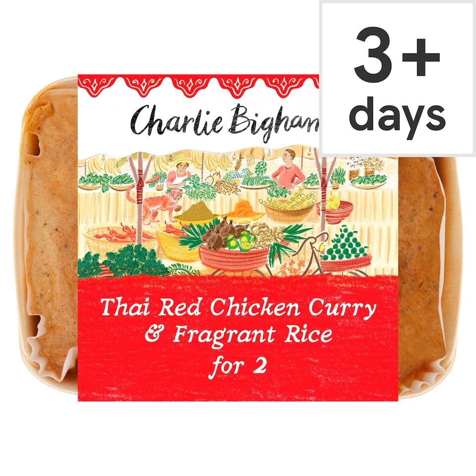 image 1 of Charlie Bigham's Thai Red Chicken Curry & Rice 835G